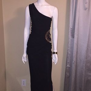 NWT, Pakula, one shoulder formal dress size S